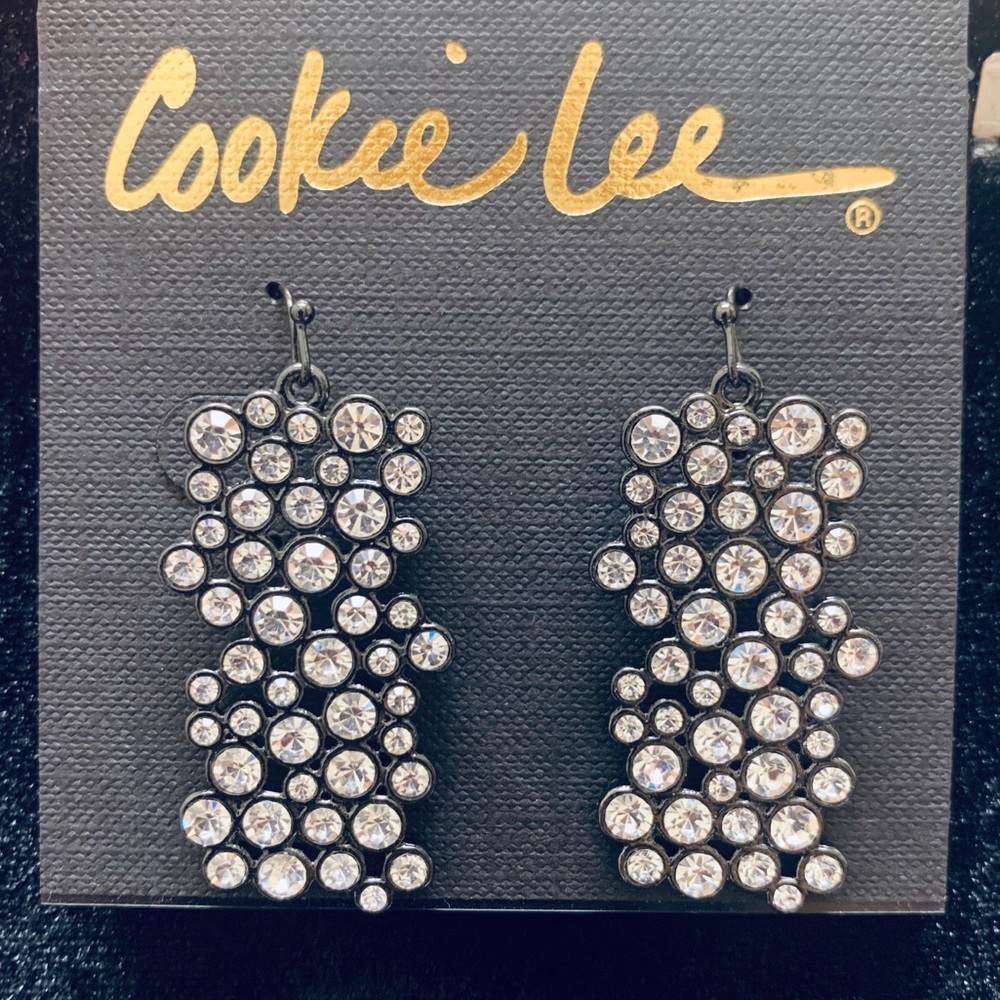 Cookie Lee Genuine Crystal Earrings